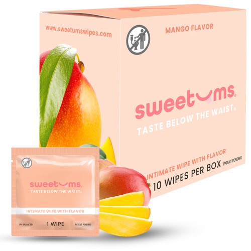 Toallitas Íntimas Sweetums Sabor Mango - Placer Refrescante