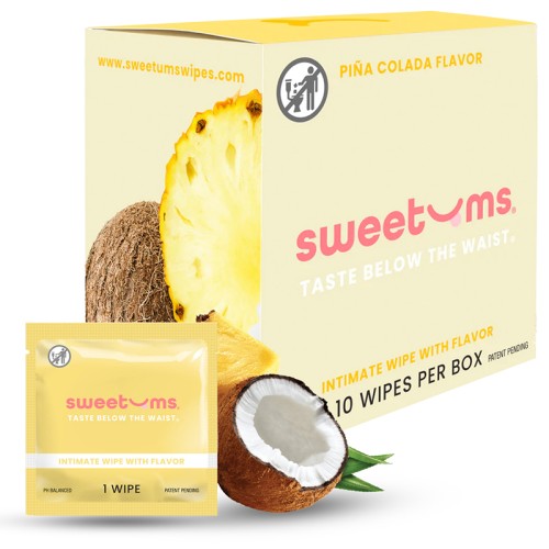 Sweetums Pina Colada Flavored Intimate Wipes