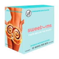 Toallitas Íntimas Sweetums Sabor Cinnamon Bun 10-Pack