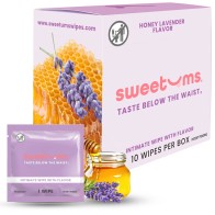 Sweetums Honey Lavender Intimate Wipes for Refreshing Cleanliness