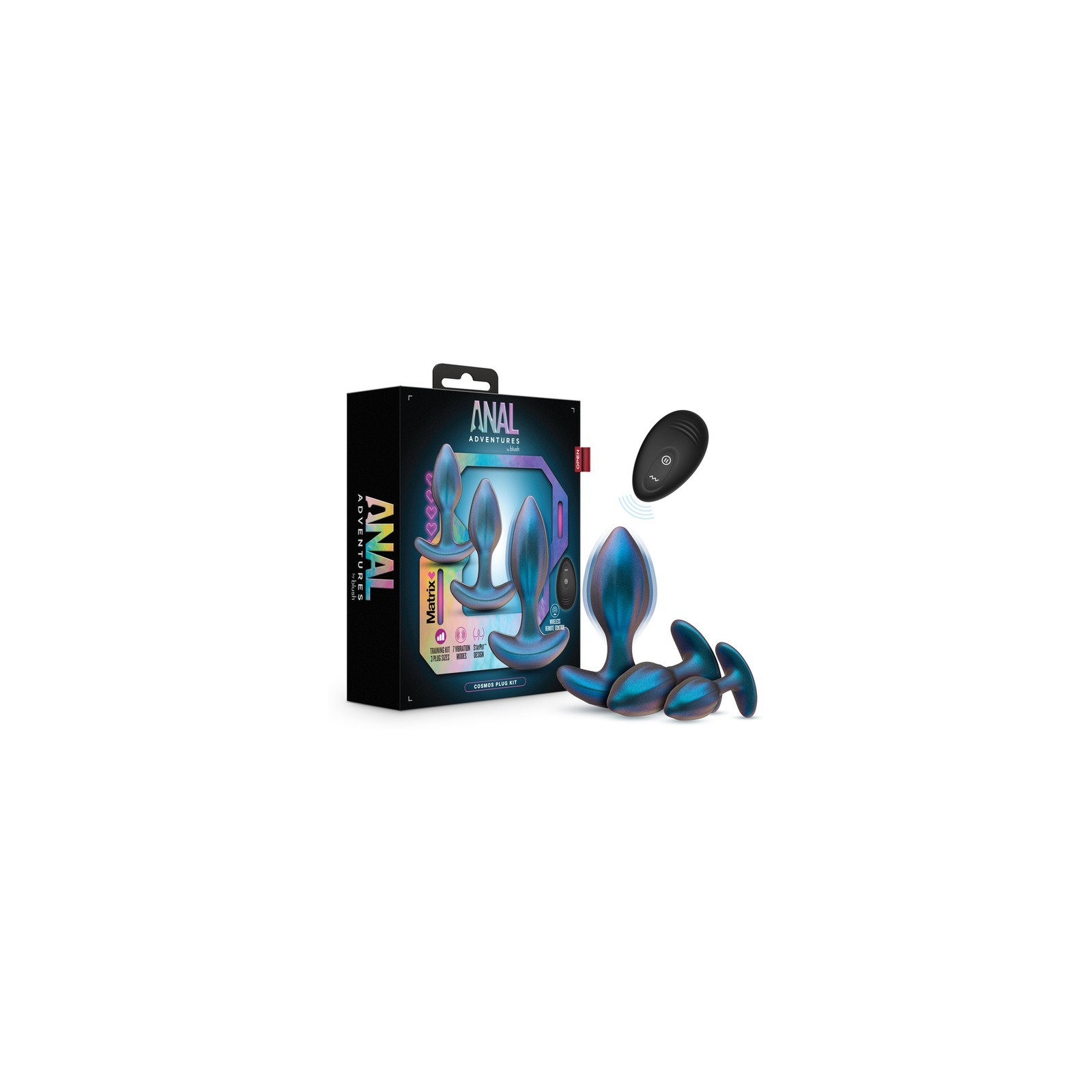 Kit de Plug Anal Matrix Cosmos de Anal Adventures para Placer Intenso