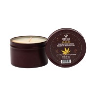 Earthly Body Hemp Seed Candle - Luxury Massage Experience