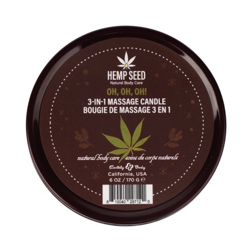 Display de Velas 3 en 1 Hemp Seed Holiday