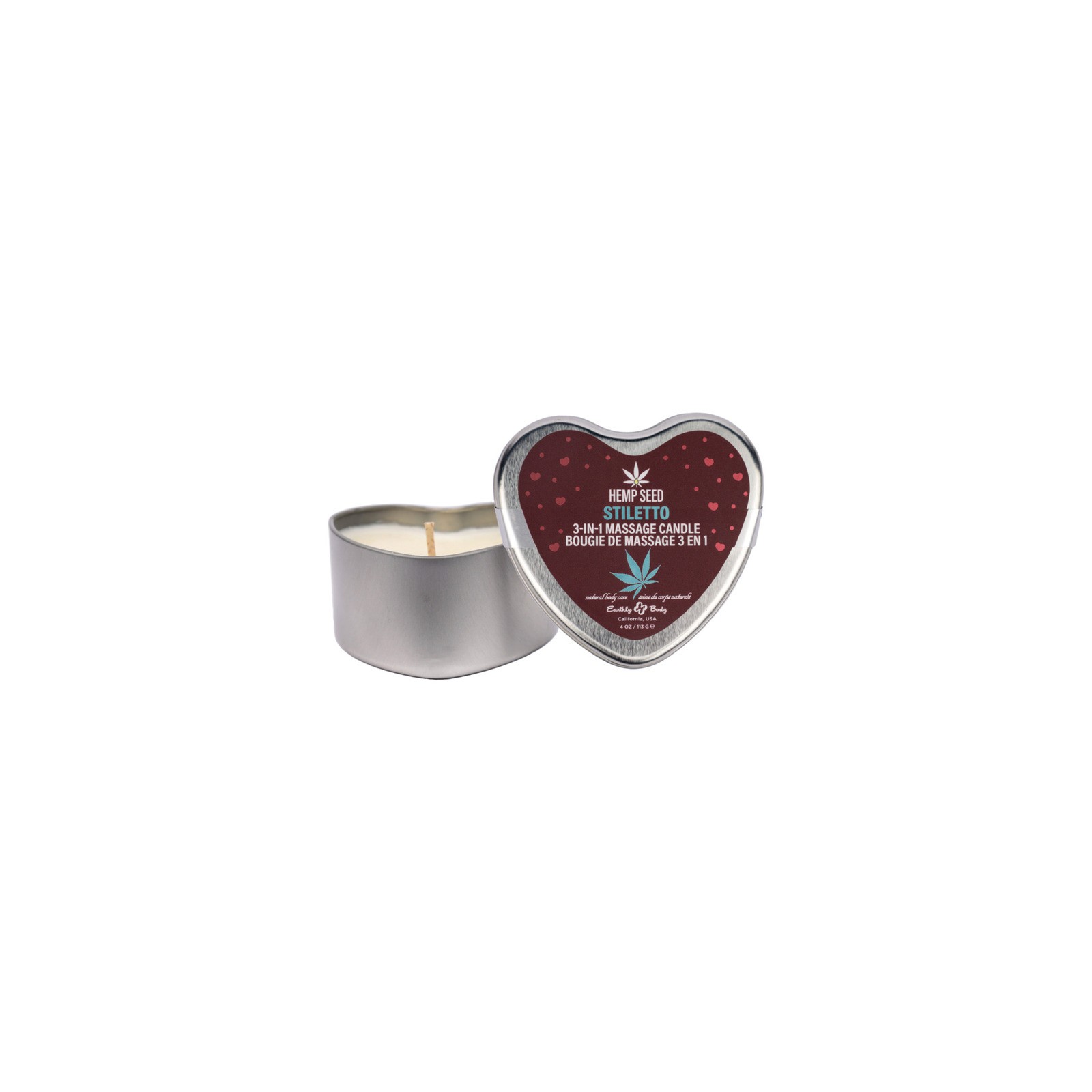 Earthly Body Hemp Seed 3-in-1 Massage Candle