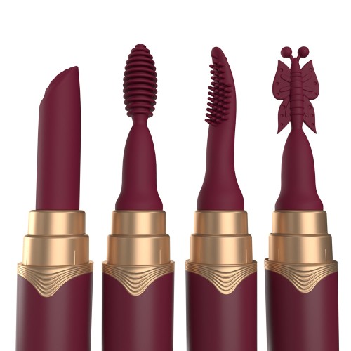 Screaming O My Secret Premium Rechargeable Vibrating Lipstick Merlot