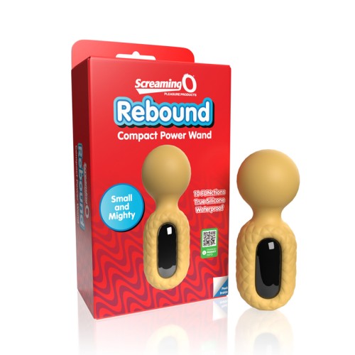 Screaming O Rebound Power Wand - Bumblee Yellow