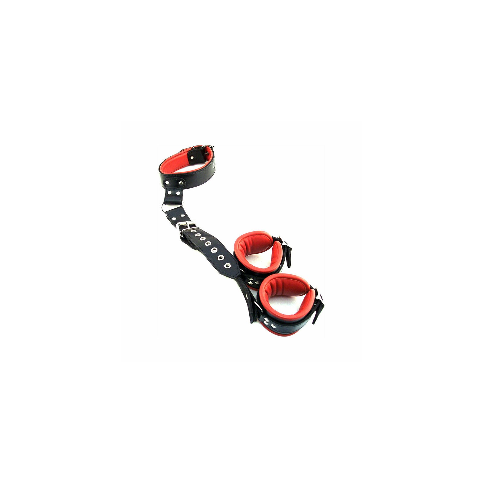 Rouge Leather Restraint Adjustable Cuffs