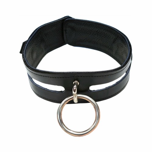 Rouge Leather Fashion Collar