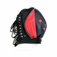 Rouge Leather Fly Trap Mask