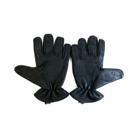 Guantes Vampiro Rouge Negros XL - Cuero Seductor