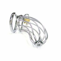 Rouge Stainless Steel Chastity Cock Cage with Lock