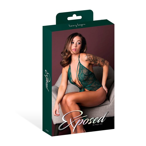 Magic Silk Body de Encaje Evermore Verde Esmeralda L/XL