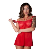 Conjunto Babydoll y Thong Sugar High de Magic Silk para Noches Sensuales