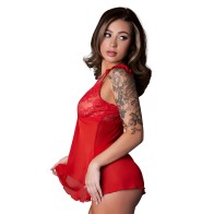 Conjunto Babydoll y Thong Sugar High de Magic Silk para Noches Sensuales