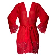 Magic Silk Sugar High Red Robe S/M