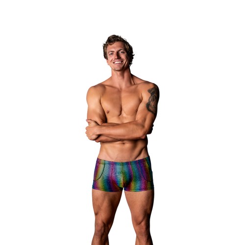 Male Power Pack & Play Pocket Short Rainbow S