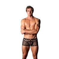 Male Power Love Star Short Black L