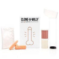 Clone-A-Willy Plus con Testículos Tono de Piel Medio