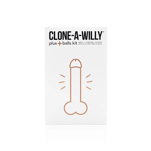 Clone-A-Willy Plus con Testículos Tono de Piel Medio