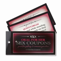 Oral Adventures Sex Coupons for Couples