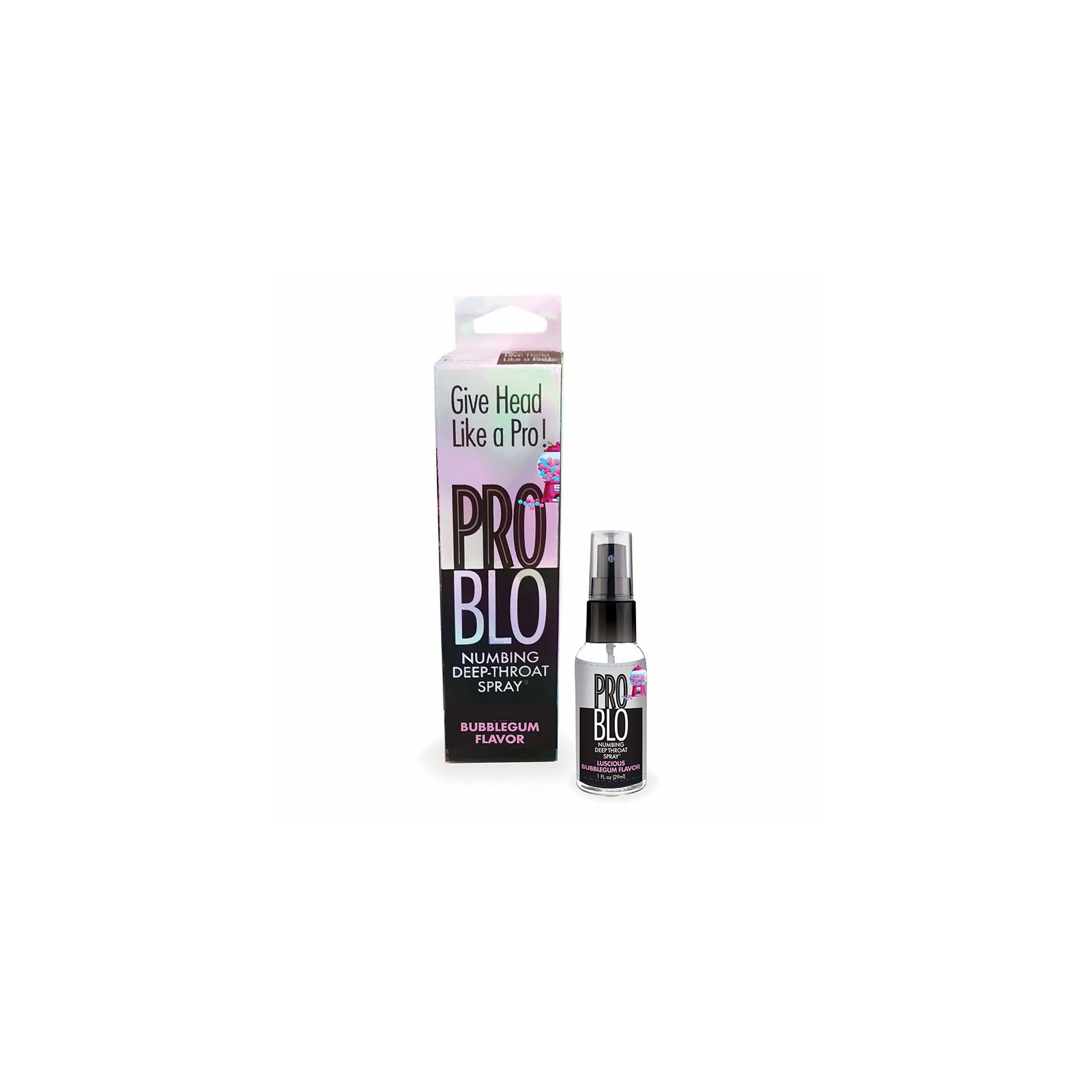 Pro Blo Numbing Deep Throat Spray Bubblegum 1 oz.