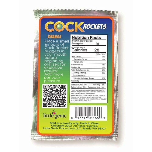 Cock Rockets Caramelo Oral Sabor Punch - Golosina Sabrosa