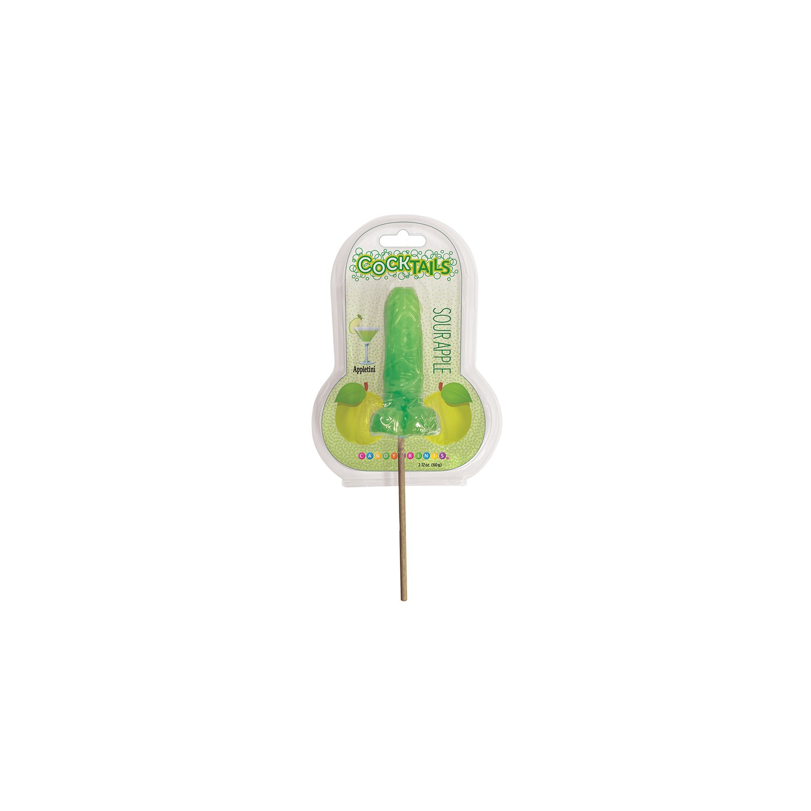 Cocktails 3D Sour Apple Lollipops