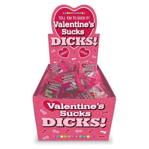 Exhibidor de Caramelos Valentine's Sucks Dicks