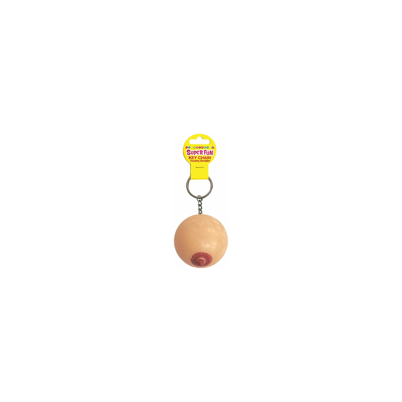 Super Fun Key Chain One Squishy Boob