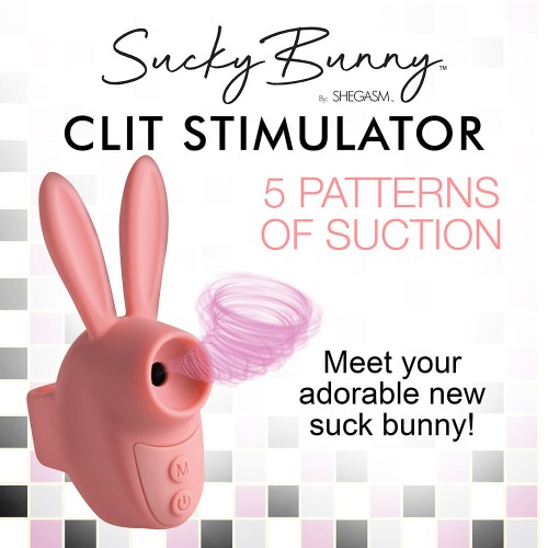 Sucky Bunny Clit Stimulator Pink