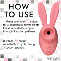 Sucky Bunny Clit Stimulator Pink