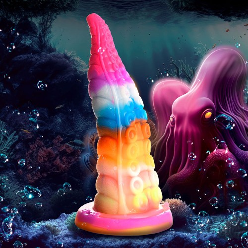 Dildo Tentáculo Creature Cocks Luminoctopus para Juego de Fantasía