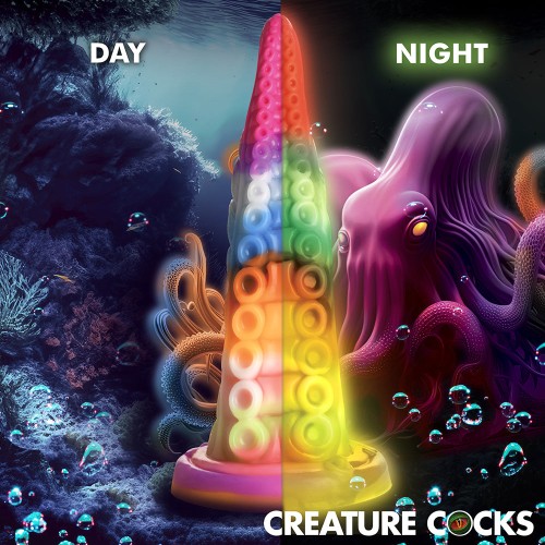 Dildo Tentáculo Creature Cocks Luminoctopus para Juego de Fantasía