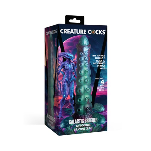 Dildo de Silicona Galactic Breeder de Creature Cocks - Fantasía Única