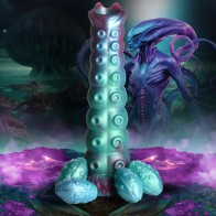 Dildo de Silicona Galactic Breeder de Creature Cocks - Fantasía Única