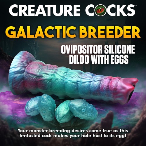 Creature Cocks Galactic Breeder Silicone Dildo - Unique Fantasy