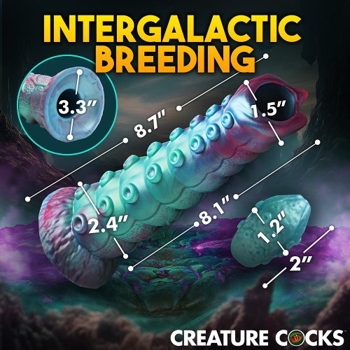 Creature Cocks Galactic Breeder Silicone Dildo - Unique Fantasy