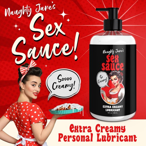 Naughty Jane's Creamy Lubricant for Smooth Pleasure