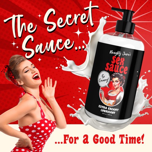 Naughty Jane's Creamy Lubricant for Smooth Pleasure