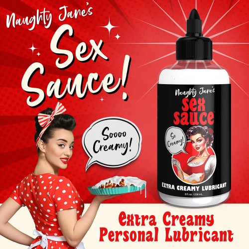 Sex Sauce Extra Cremosa de Naughty Jane 8 oz.