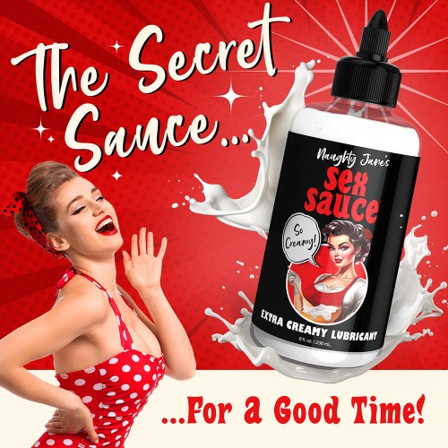 Sex Sauce Extra Cremosa de Naughty Jane 8 oz.