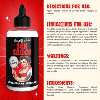 Sex Sauce Extra Cremosa de Naughty Jane 8 oz.