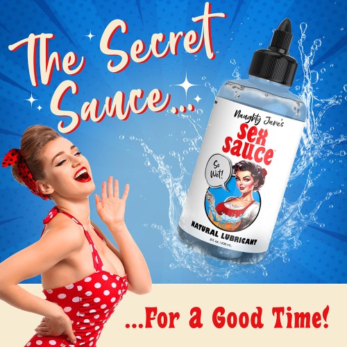 Naughty Jane's Sex Sauce Natural Lubricant 8 oz.