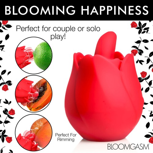 Bloomgasm Licking & Vibrating Rose - Clitoral Stimulator