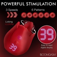 Bloomgasm Licking & Vibrating Rose - Clitoral Stimulator