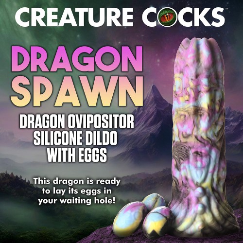 Dragon Spawn Ovipositor Dildo with Eggs