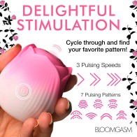 Bloomgasm Pulsing Rose Stimulator Pink