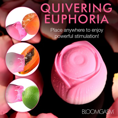 Bloomgasm Pulsing Rose Stimulator Pink