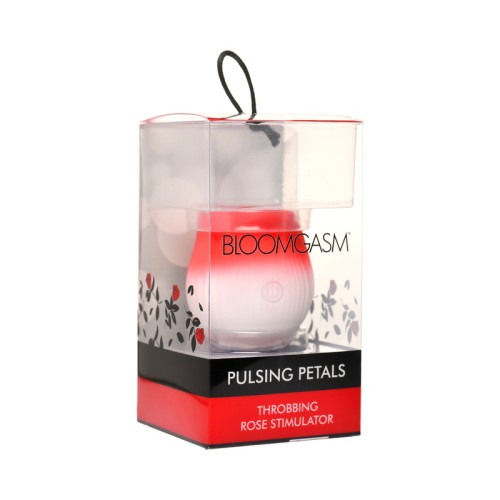 Estimulador de Rosa Pulsante Bloomgasm Rojo - Placer Cálido