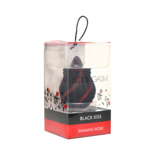 Bloomgasm Black Kiss Rosa Rimming para Placer Intenso